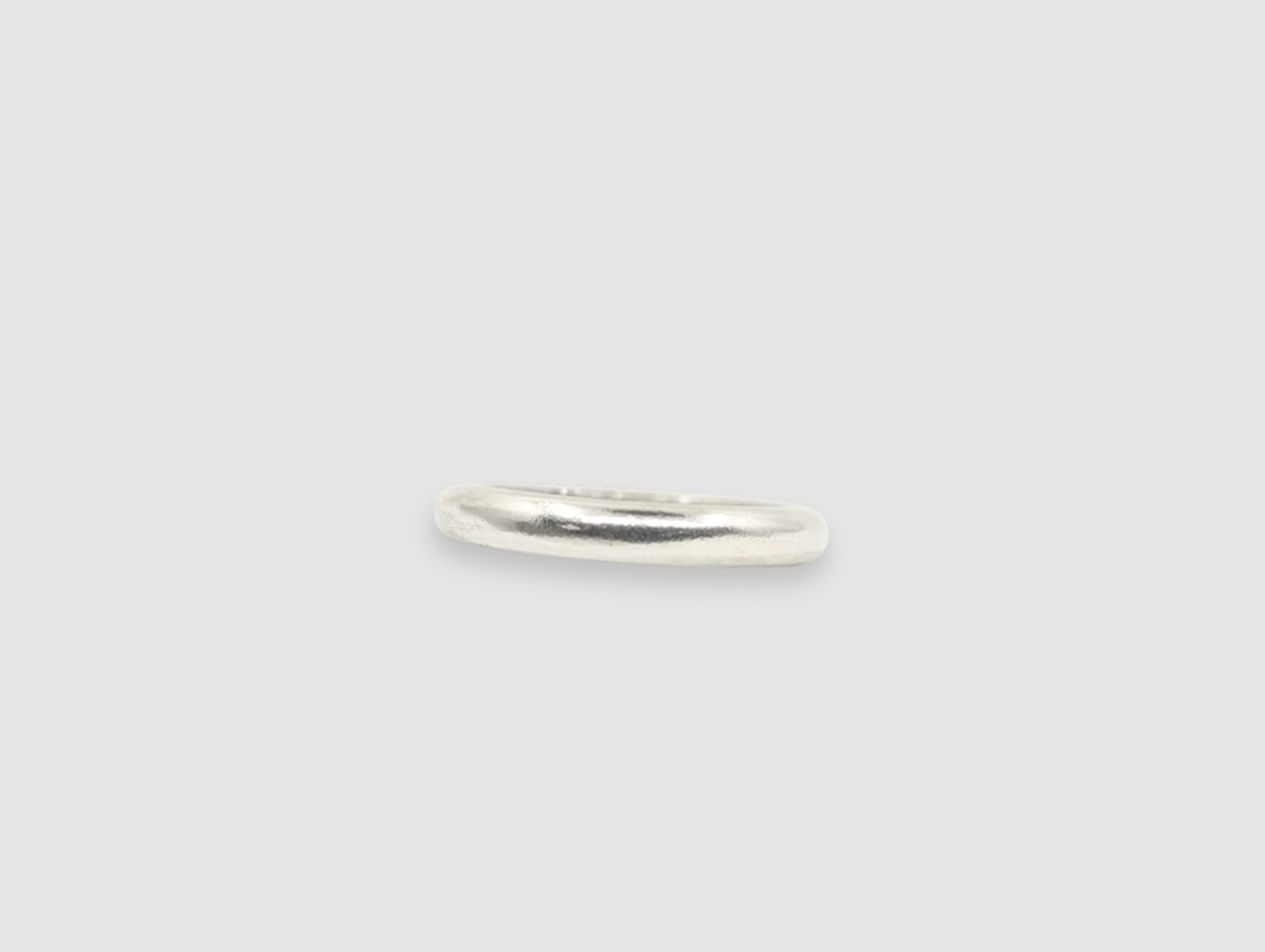 3.0 Smooth Heavy Wedding Band | 9k White gold - MILLY MAUNDER