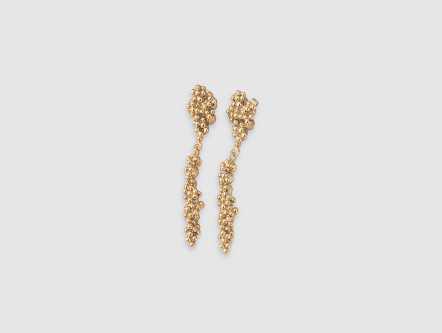 Barnacles Drop studs | 18k Gold Plated - MILLY MAUNDER