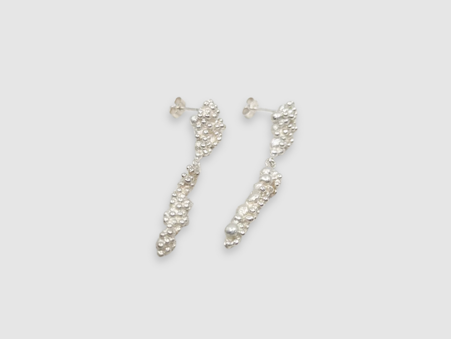 Barnacles Drop studs | Sterling Silver - MILLY MAUNDER