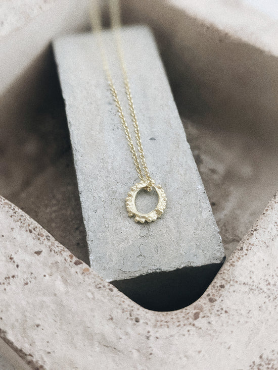 Mini Halo Pendant | 18k Gold Plated - Milly Maunder Designs