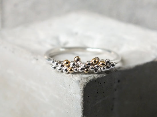Bubble ring | Mixed metals - Milly Maunder Designs