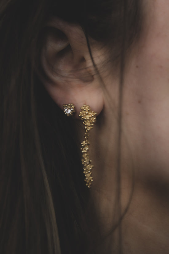 Barnacles Drop studs | 18k Gold Plated - MILLY MAUNDER