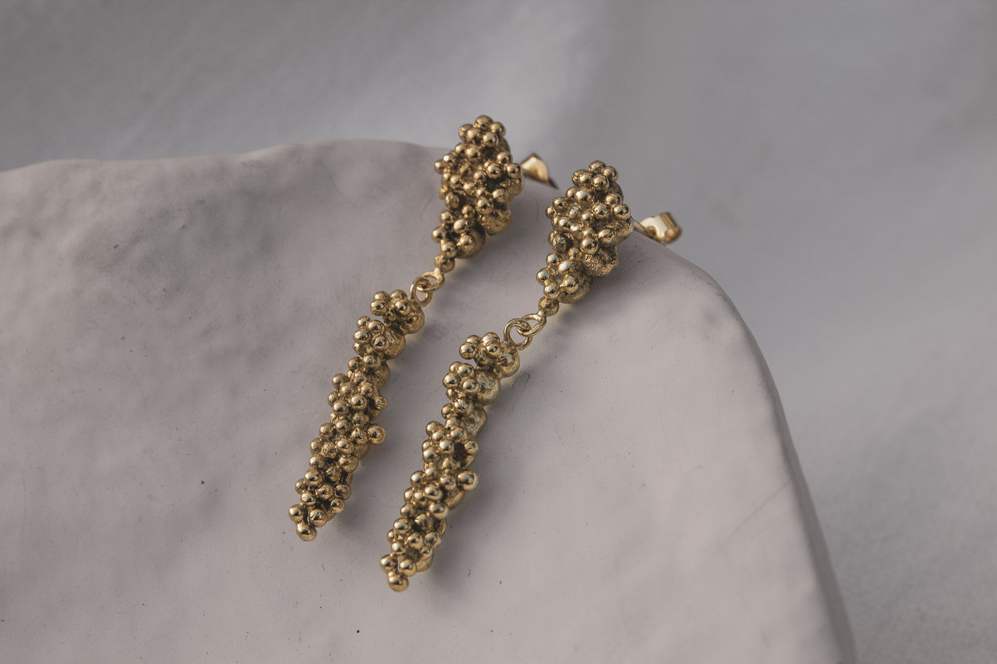 Barnacles Drop studs | 18k Gold Plated - MILLY MAUNDER