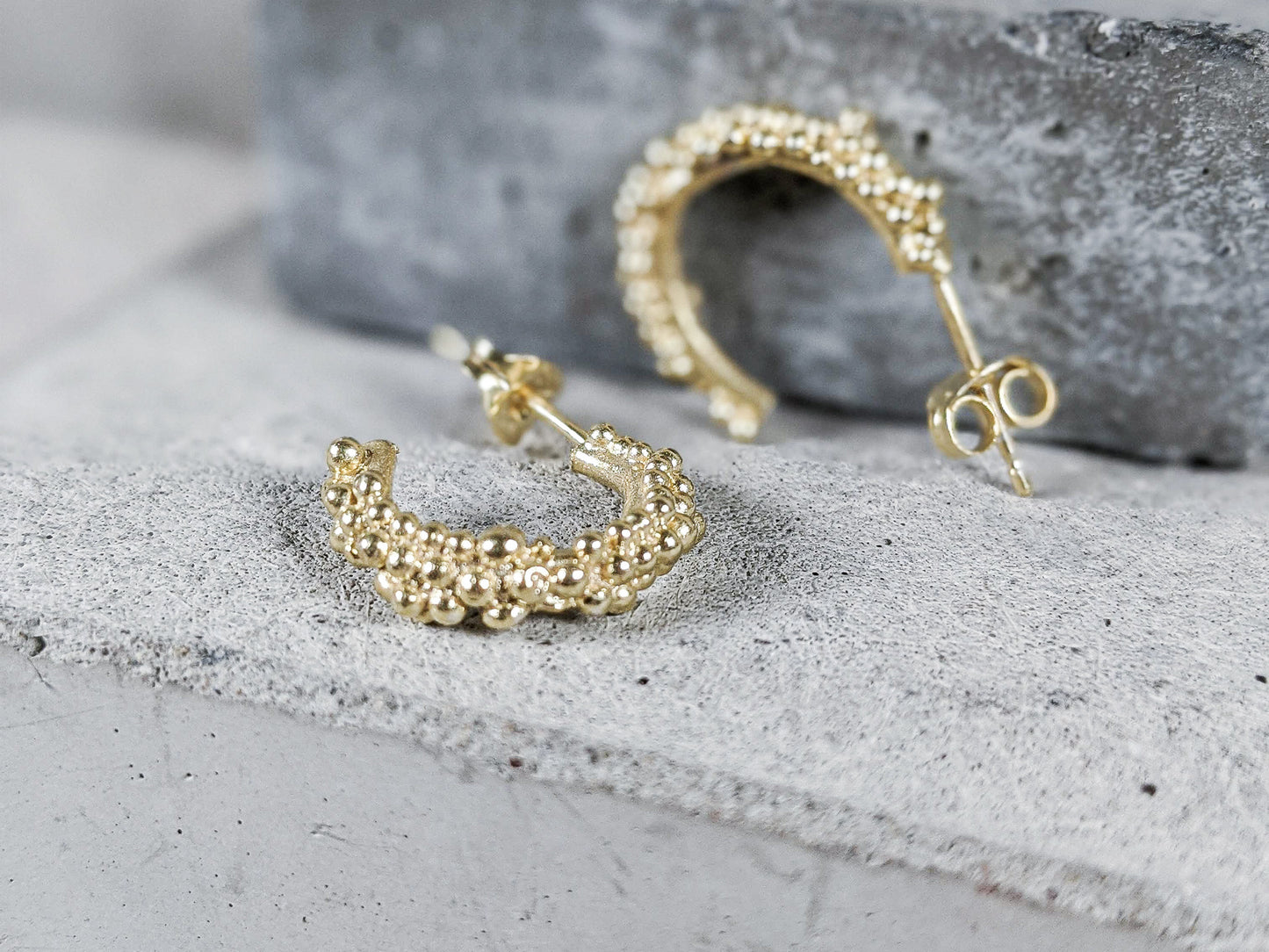 Mini Budo Hoops | Gold - Milly Maunder Designs