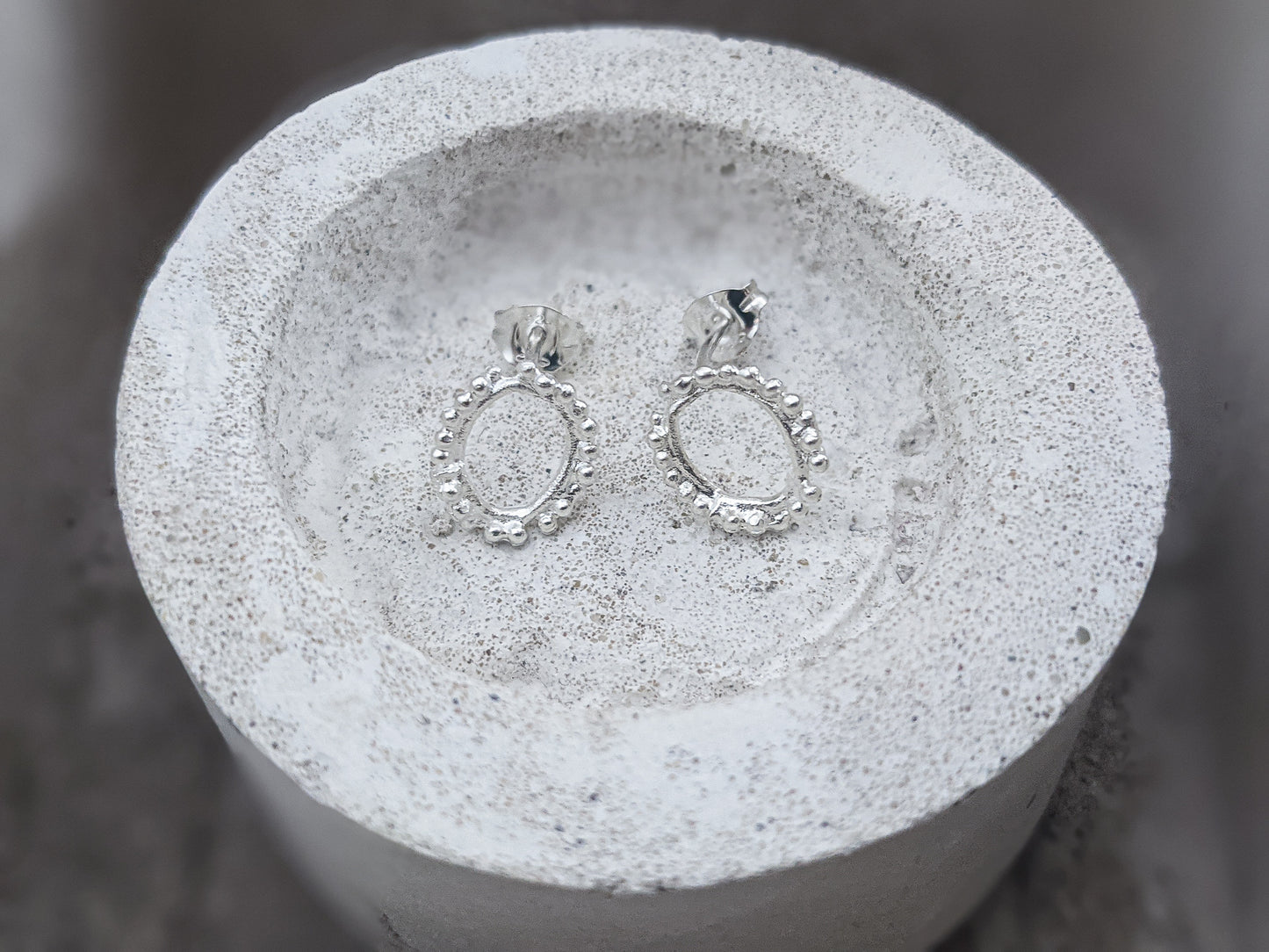 Mini Halo studs | Sterling Silver - Milly Maunder Designs