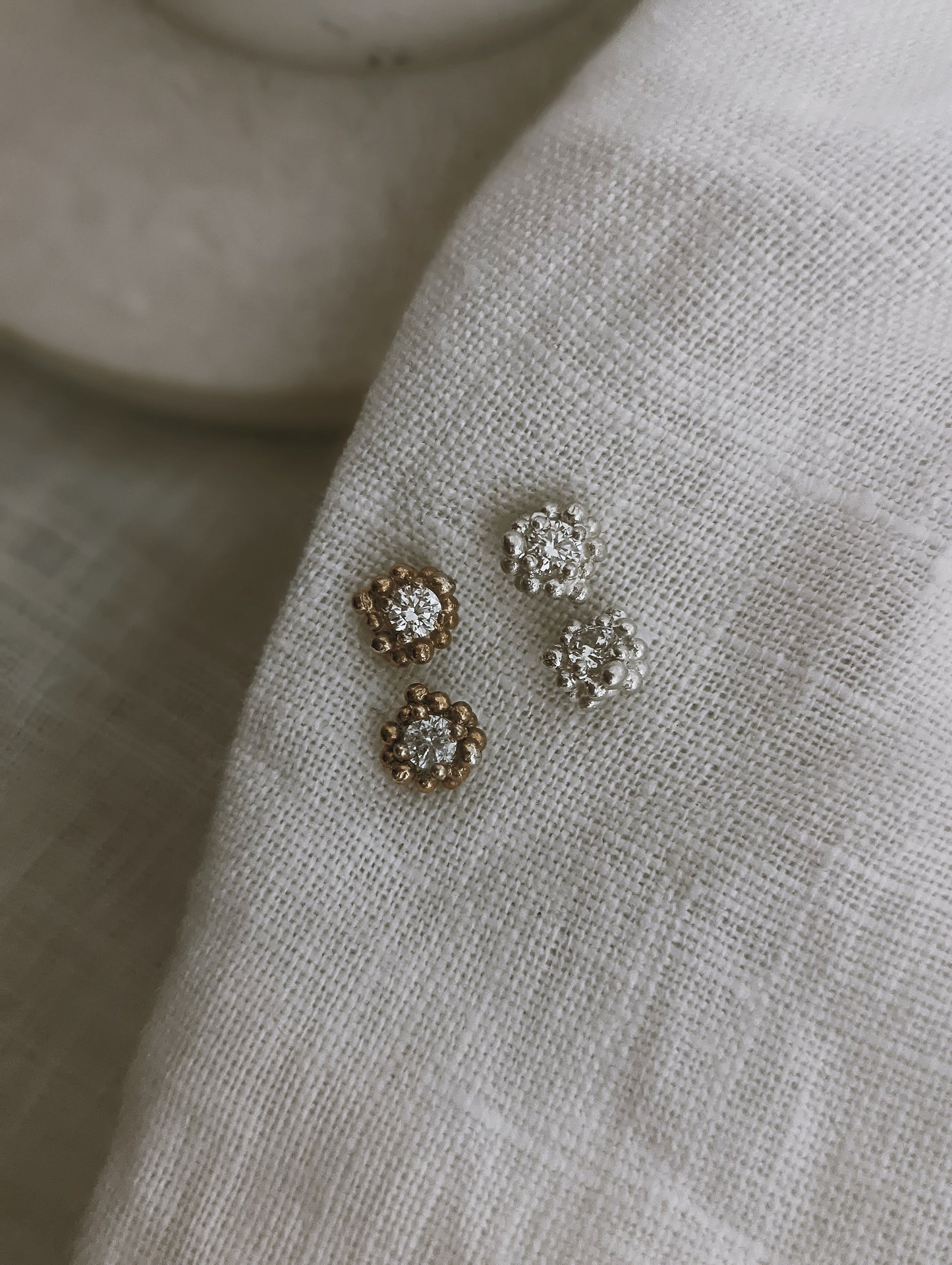 Cz Stud Earrings | 18k Gold Plated - MILLY MAUNDER