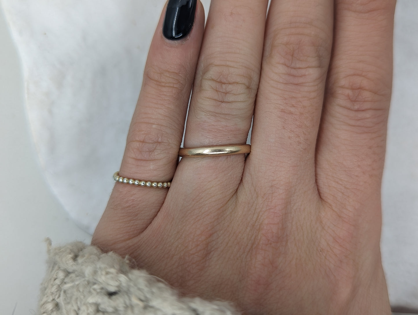 2.3 Smooth Light Wedding Band | 9k yellow gold - MILLY MAUNDER