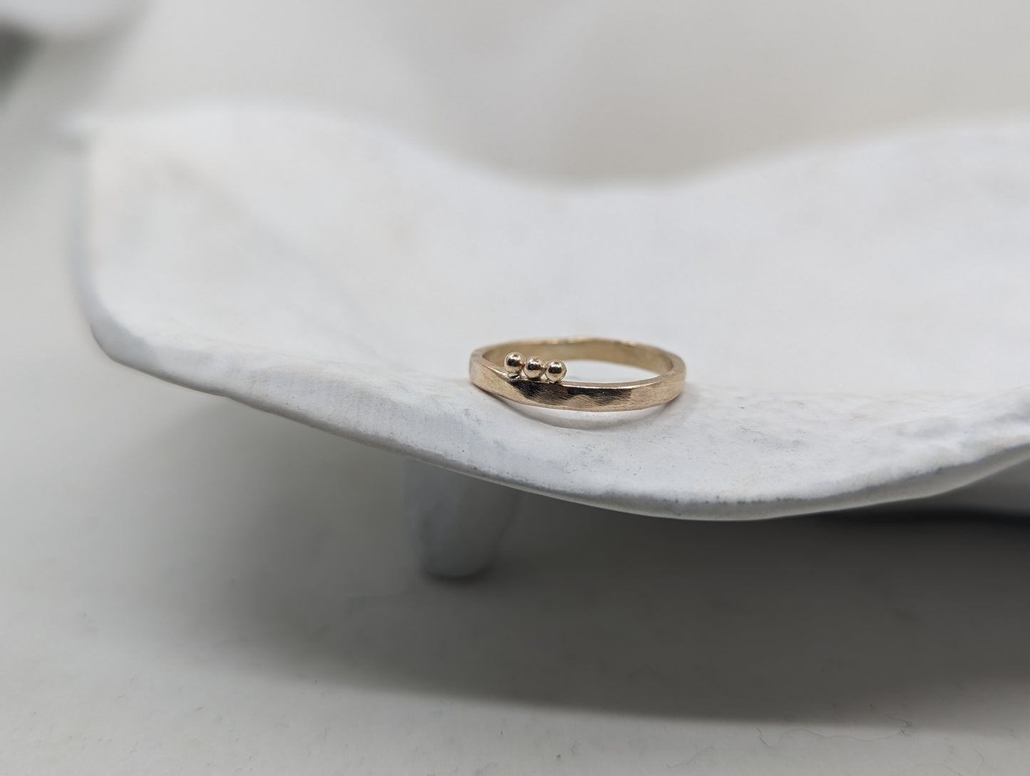 2.3 Trio Forged Wedding Band | 9k yellow gold - MILLY MAUNDER