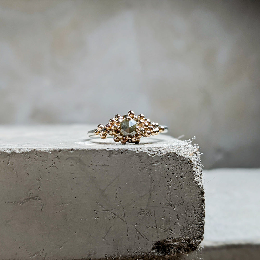 Bespoke | Grey Diamond Solitaire