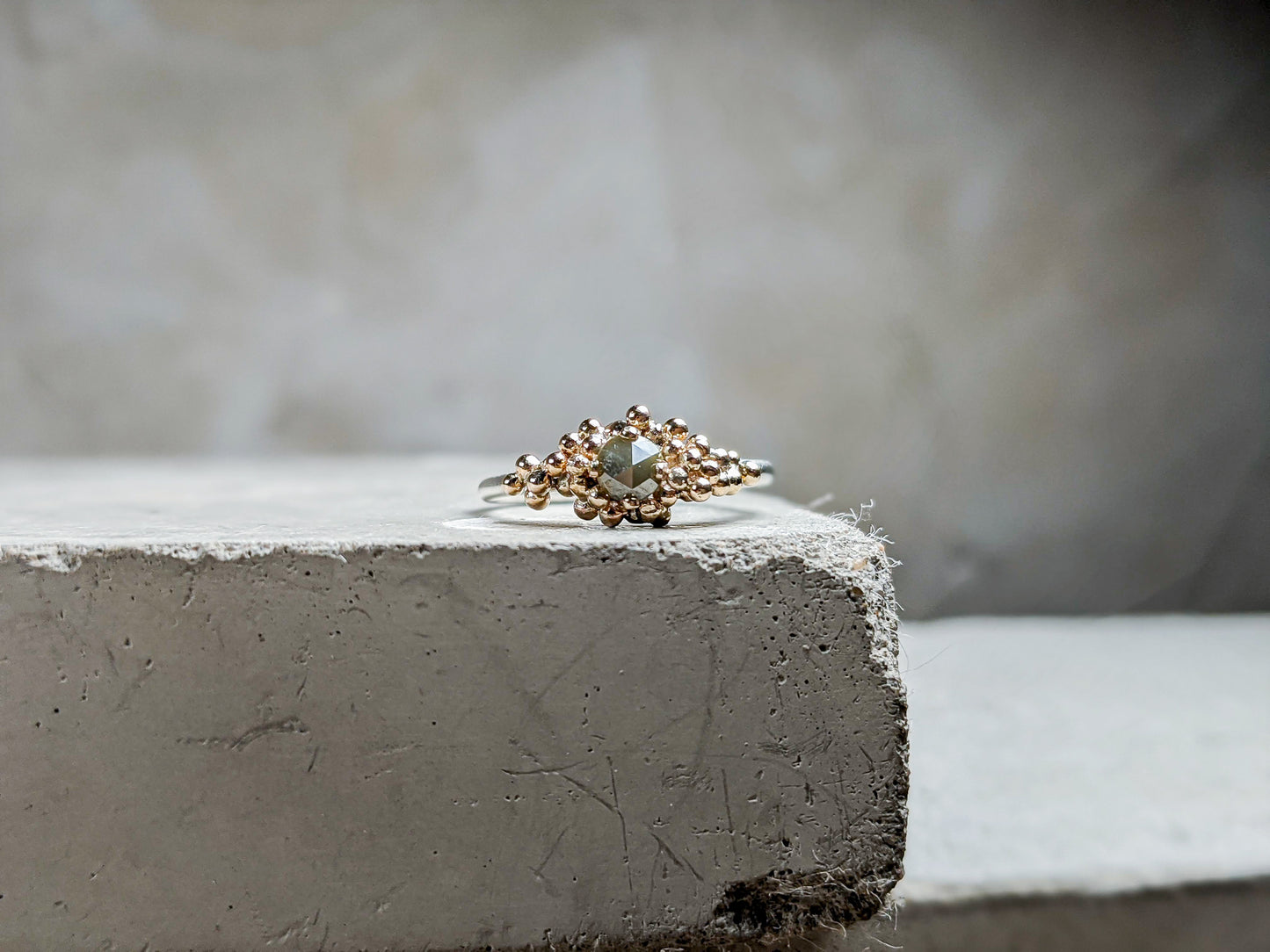 Bespoke | Grey Diamond Solitaire