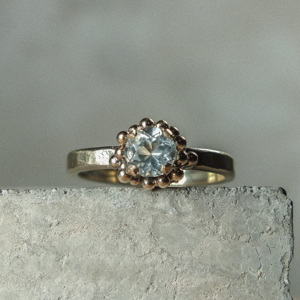 Aquamarine Engagement Ring