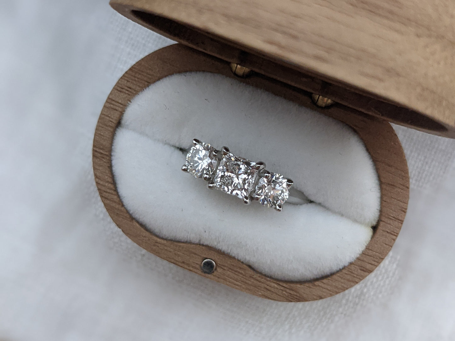 The Princess Trilogy Engagement ring