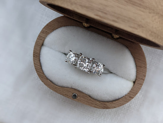 The Princess Trilogy Engagement ring