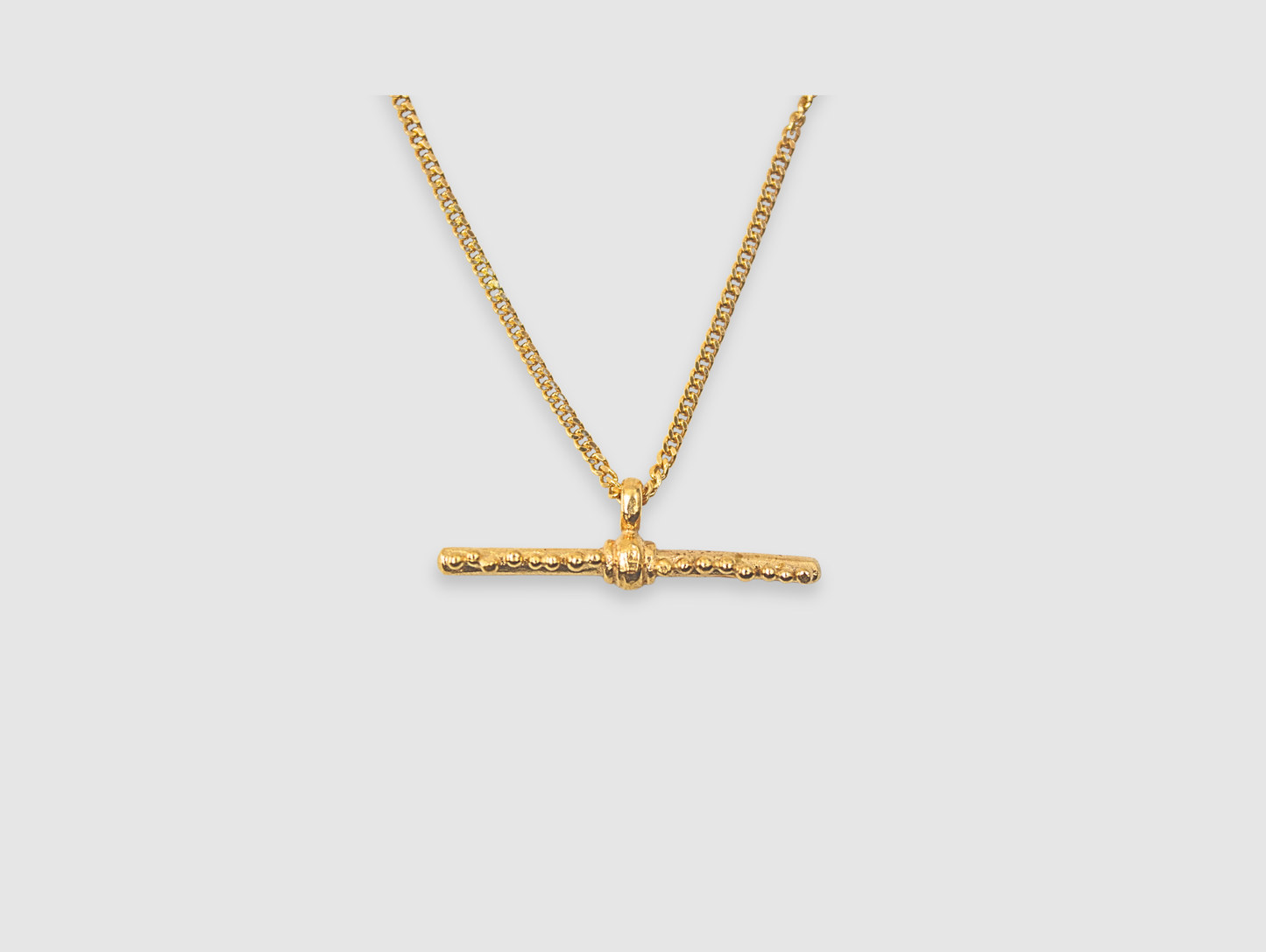 T-bar Pendant | Gold Plated - MILLY MAUNDER