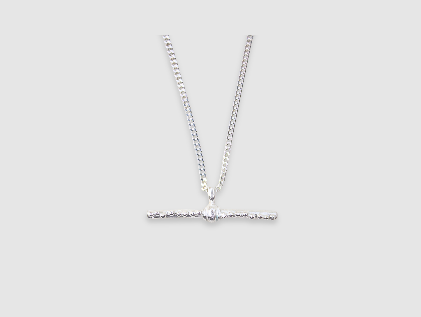 T-bar Pendant | Sterling Silver - MILLY MAUNDER