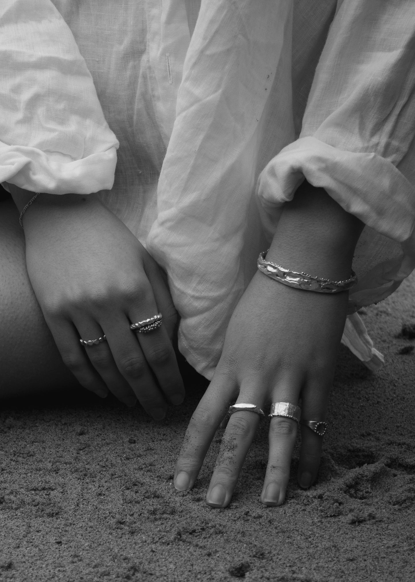 Molten shore cuff | Gold Plated - MILLY MAUNDER