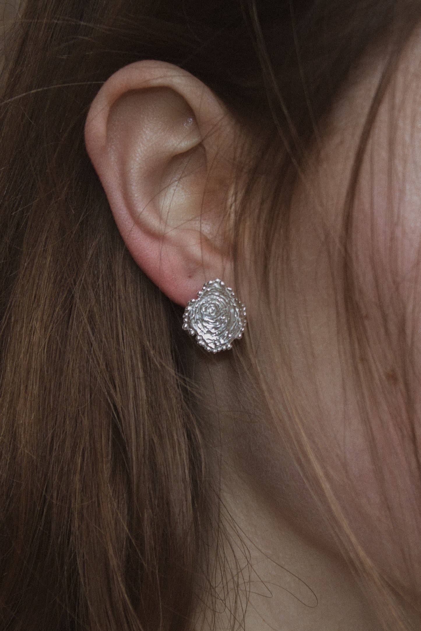 Oyster studs | Sterling Silver - MILLY MAUNDER