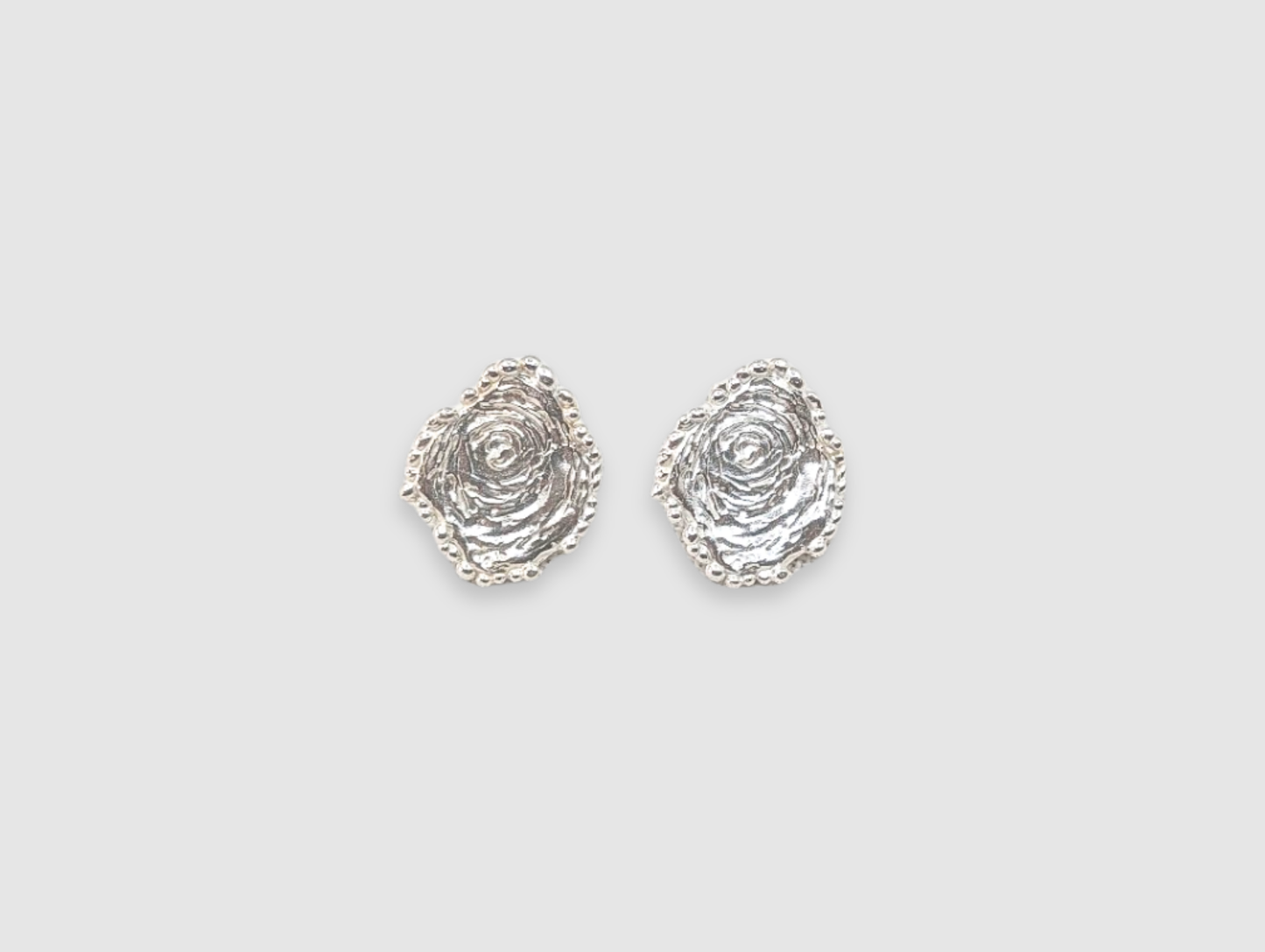 Oyster studs | Sterling Silver - MILLY MAUNDER
