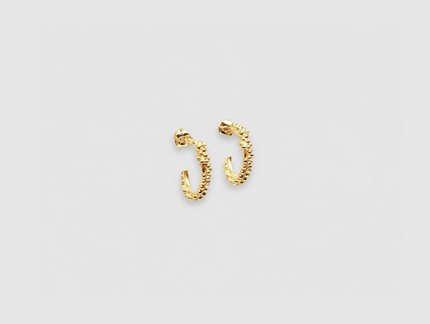 Mini Budo Hoops | Gold Plated - MILLY MAUNDER