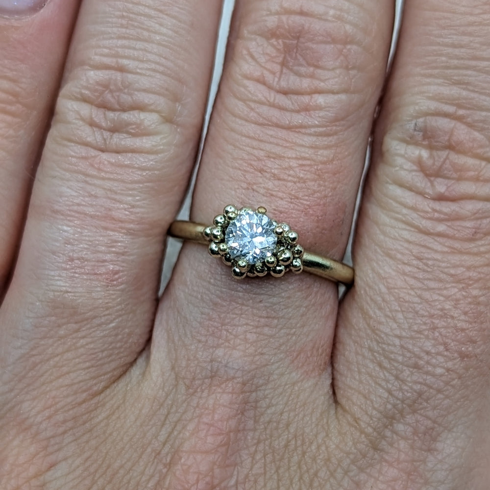 The Diamond Solitaire | 9k Yellow Gold - MILLY MAUNDER