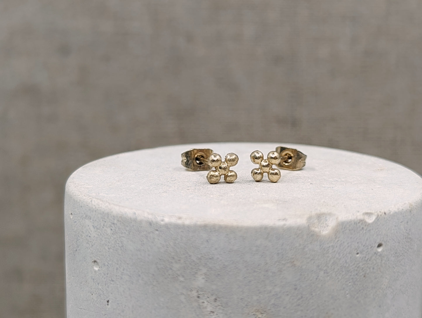 Flower Studs | Gold Plated