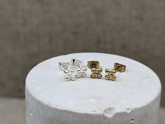 Flower Studs | Gold Plated