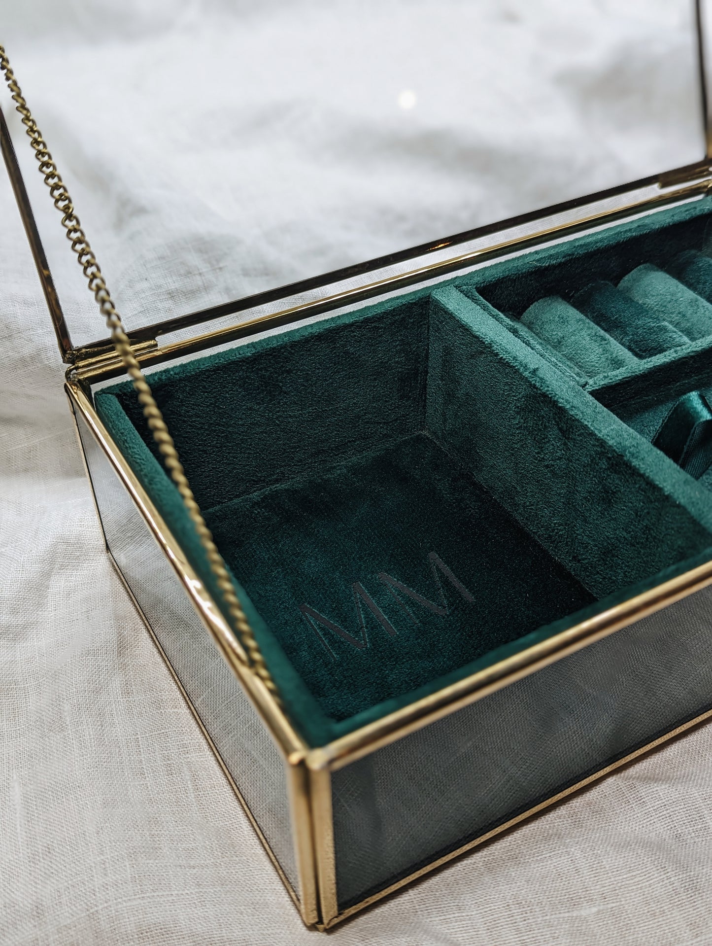 Glass Jewellery Box