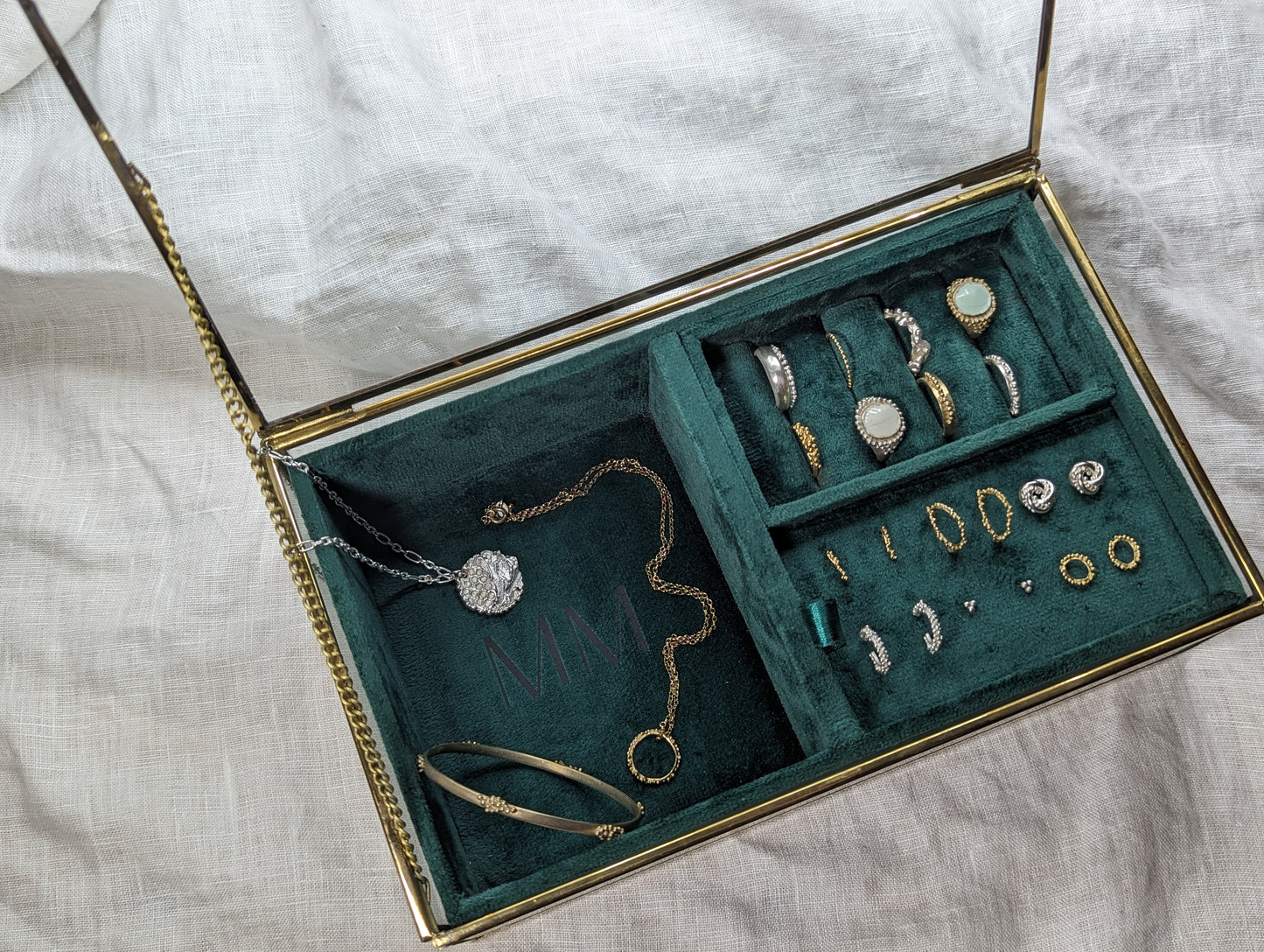 Glass Jewellery Box