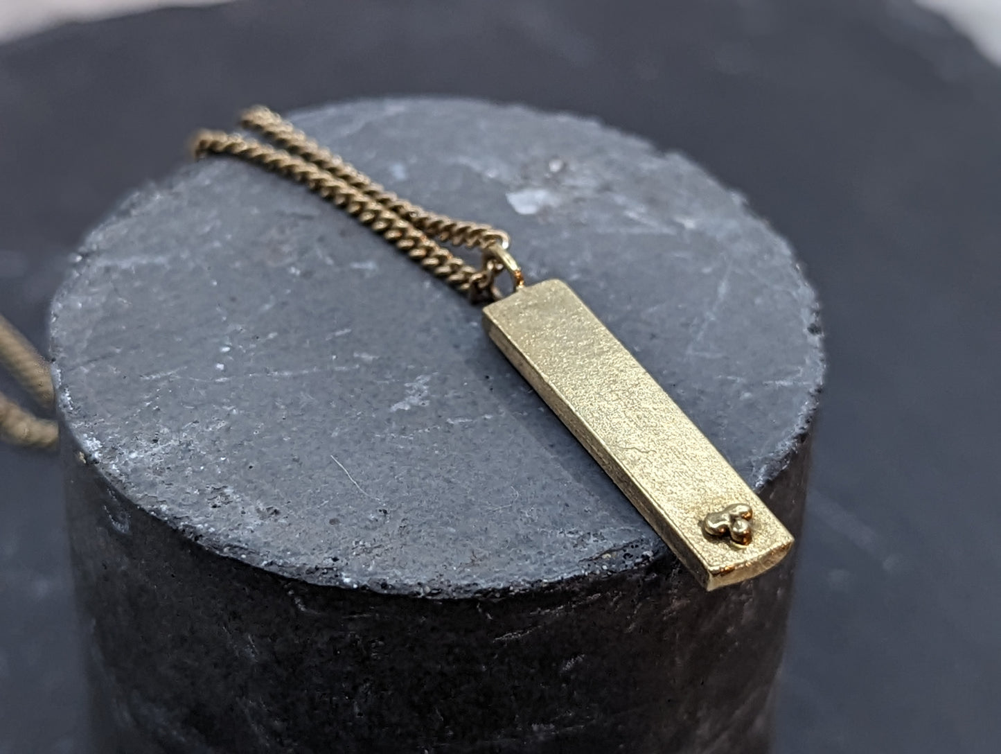 Mens Sera Necklace | Gold Plated