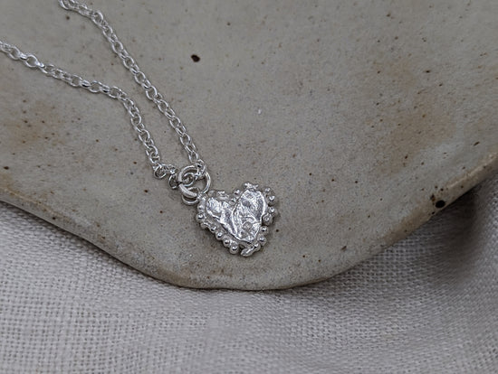 Load image into Gallery viewer, Molten Heart Pendant | Sterling Silver
