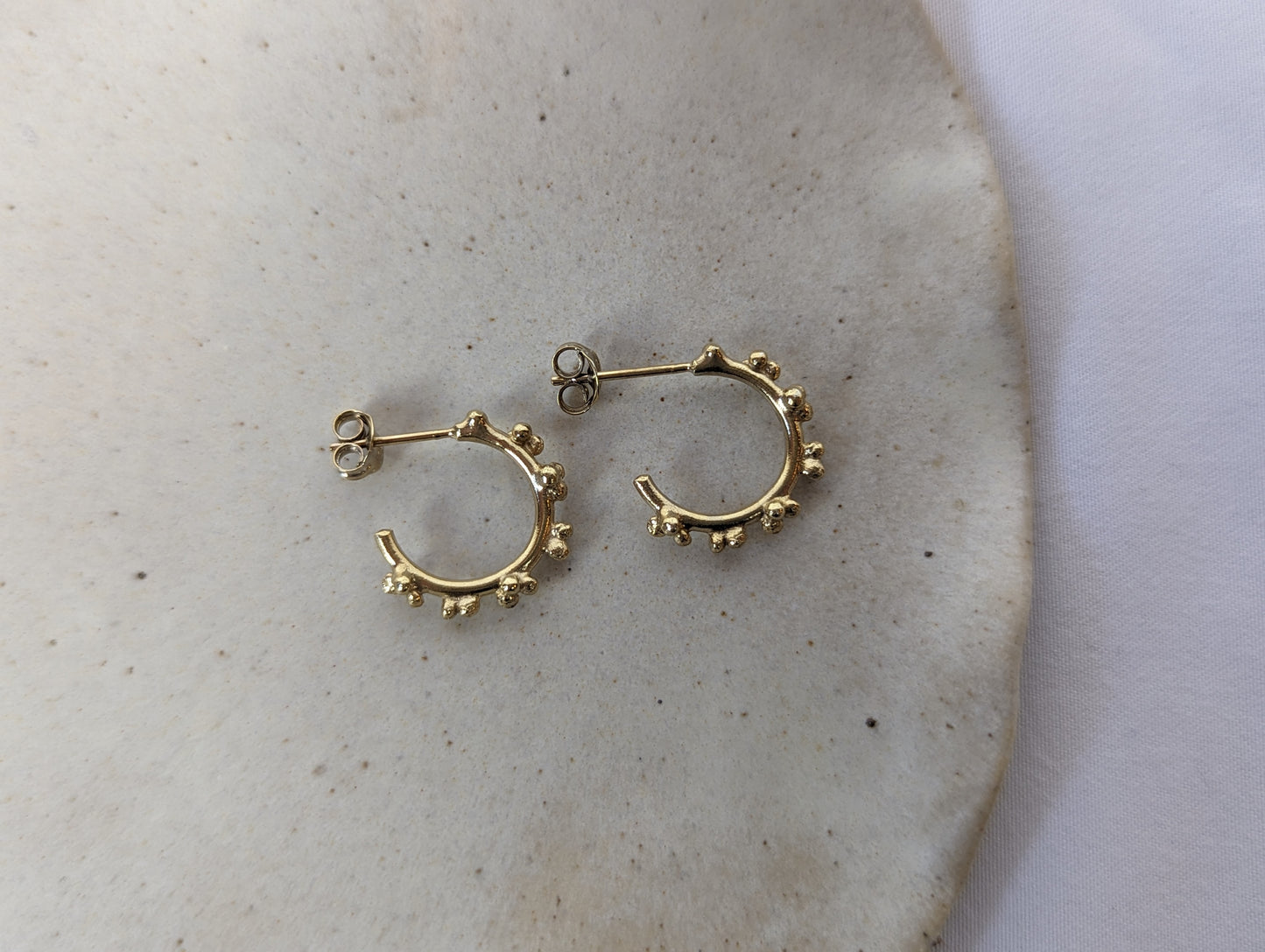 Bubble Hoops 2.0 | 18k Gold Plated