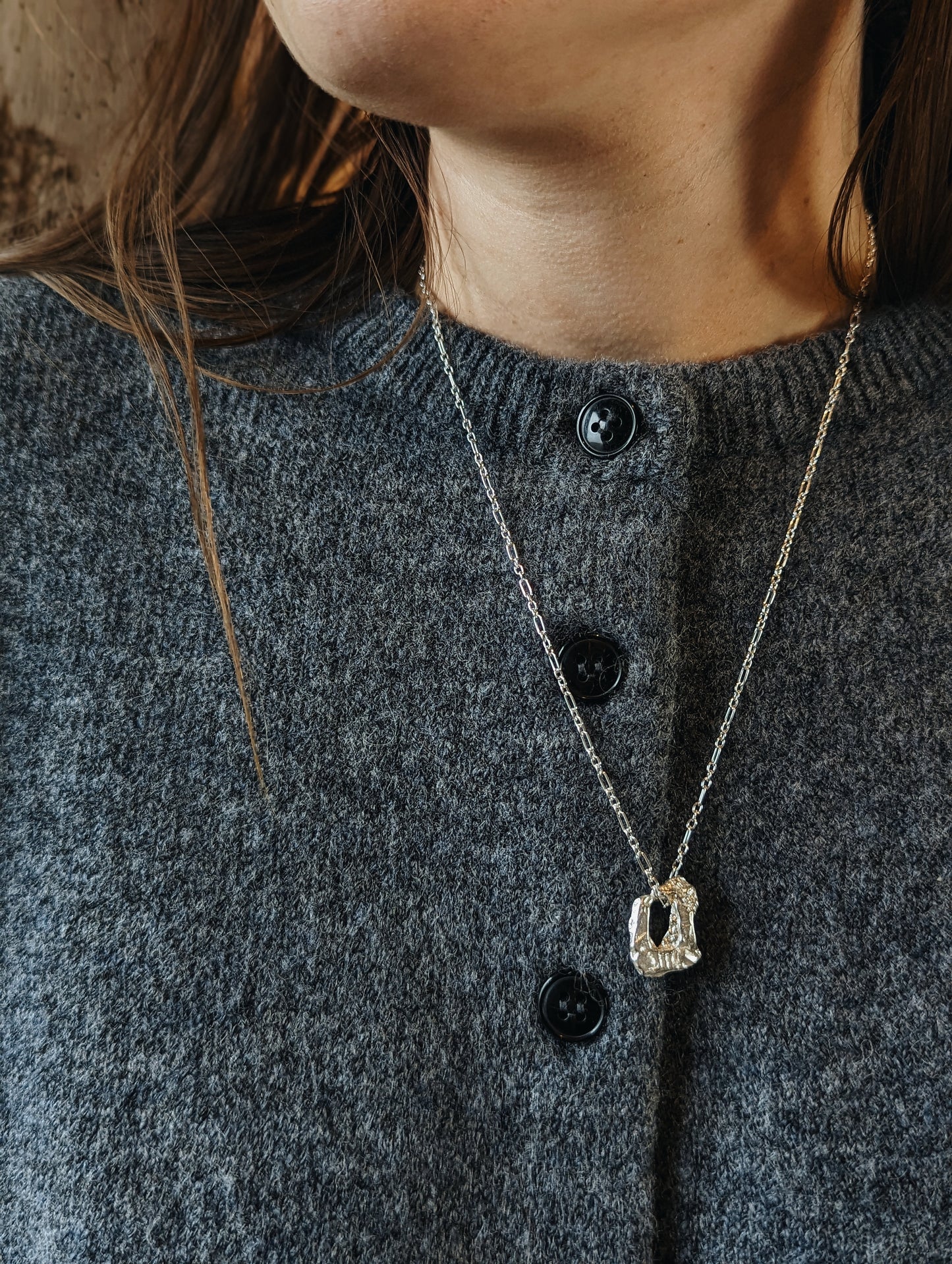 The Cove Pendant | Sterling Silver
