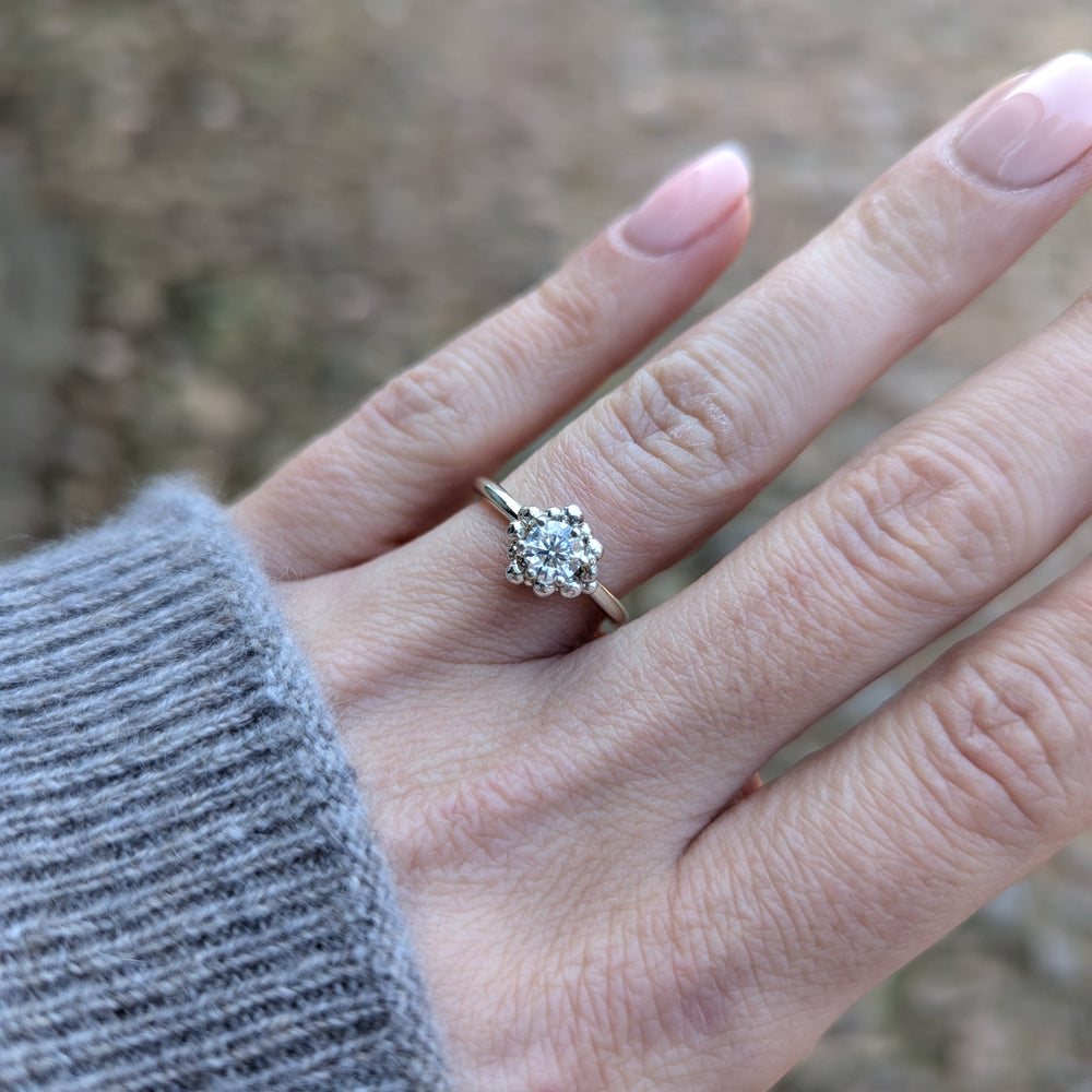 The Diamond Solitaire | 9k White gold - MILLY MAUNDER