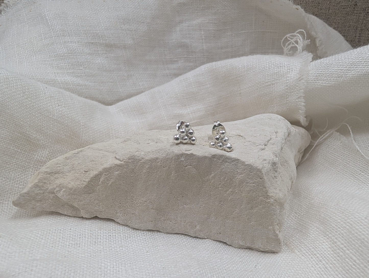 Mini Triangle Studs | Sterling Silver - MILLY MAUNDER