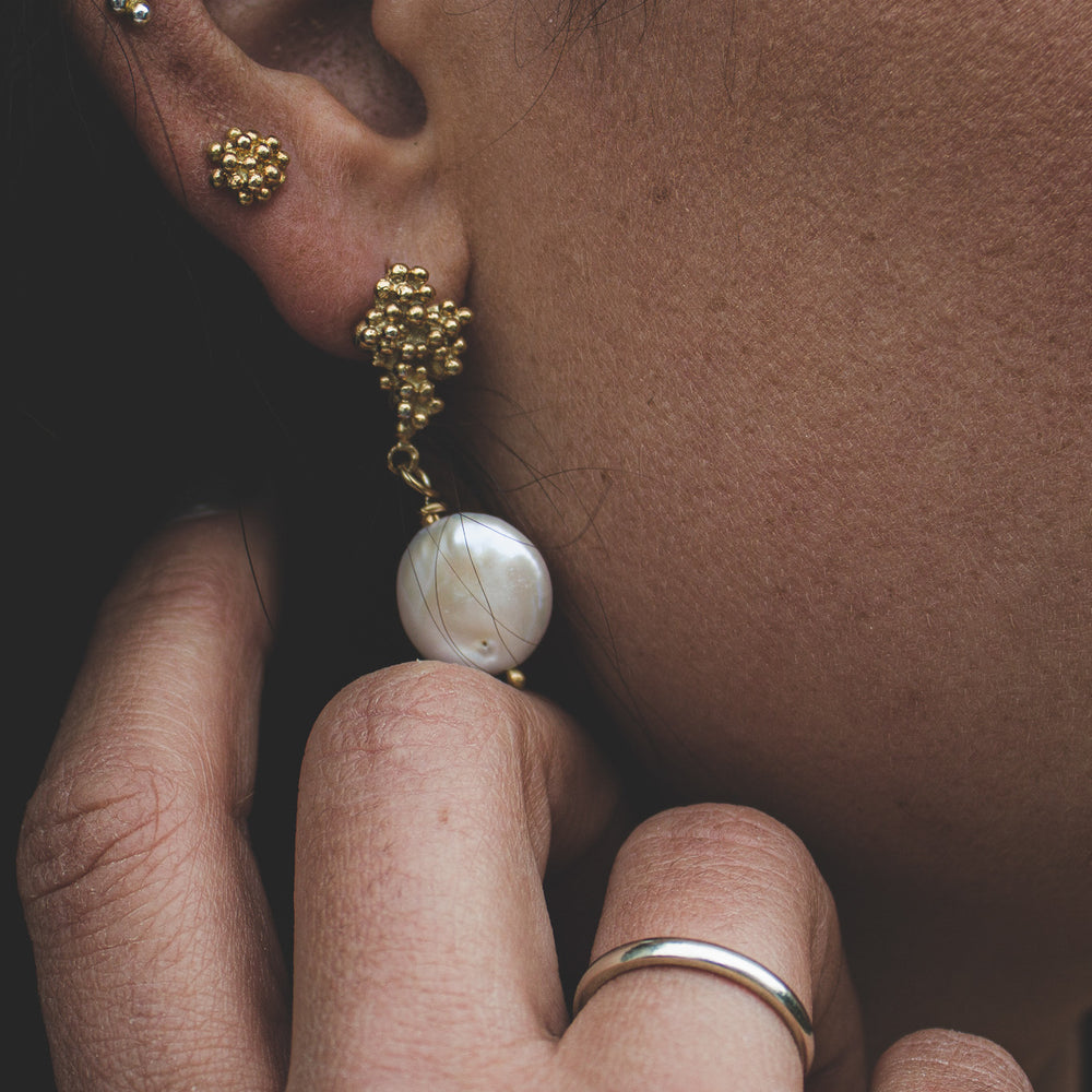 Mini Trio Bubble studs | Gold Plated - MILLY MAUNDER