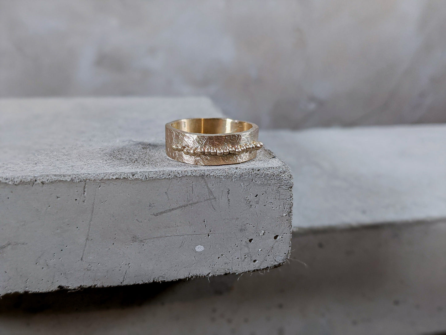 The Granulation 'Strata' Ring - Milly Maunder Designs