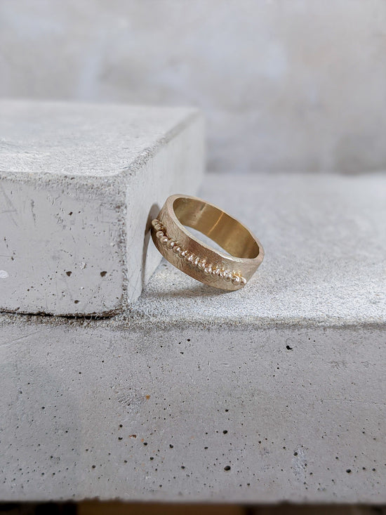 The Granulation 'Strata' Ring - Milly Maunder Designs