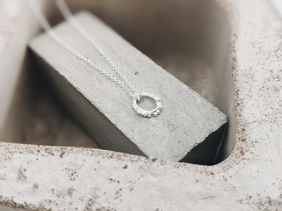 Load image into Gallery viewer, Mini Halo Pendant | Sterling Silver - Milly Maunder Designs
