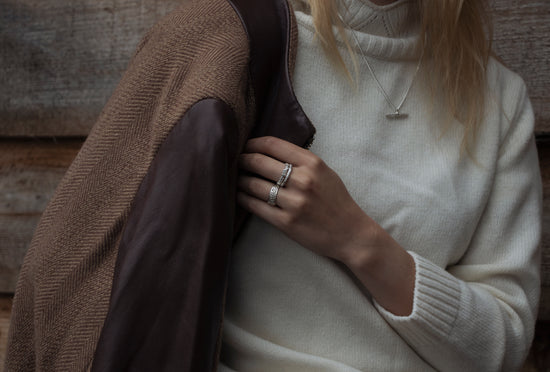 Chunky Pebble scatter ring | Sterling Silver - Milly Maunder Designs
