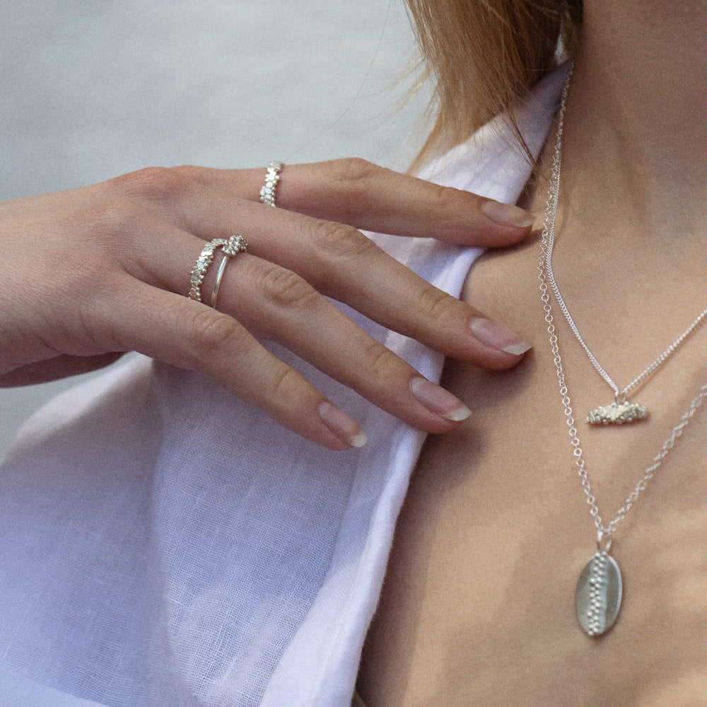 Eternity Cluster ring | Sterling silver - Milly Maunder Designs