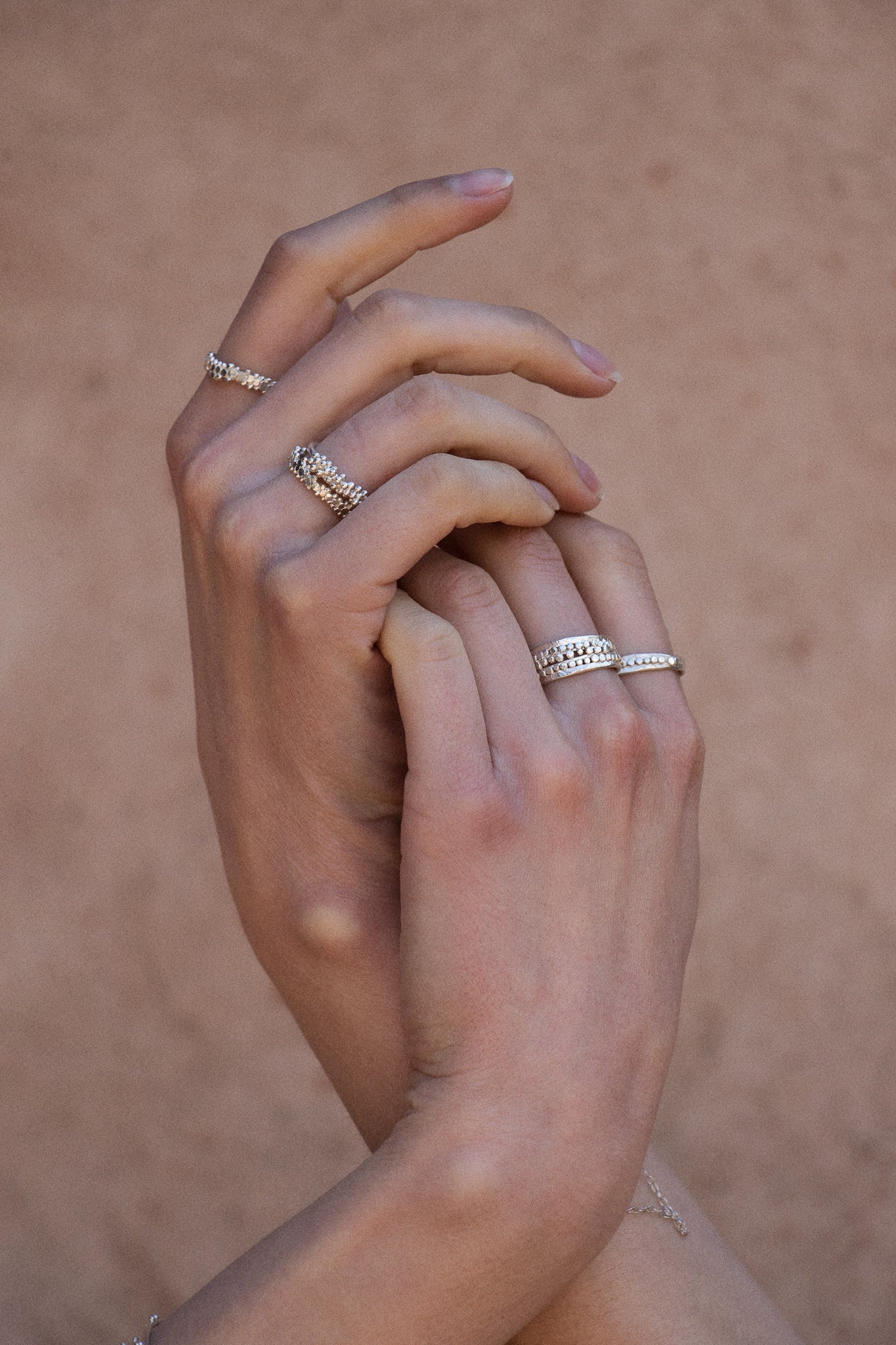 Eternity Cluster ring | Sterling silver - Milly Maunder Designs