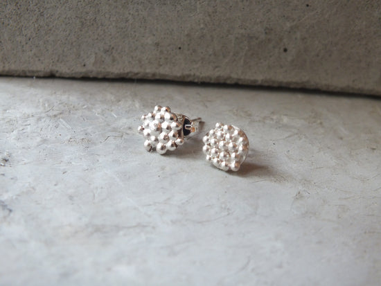 Mini bubble disc studs | Sterling Silver - Milly Maunder Designs