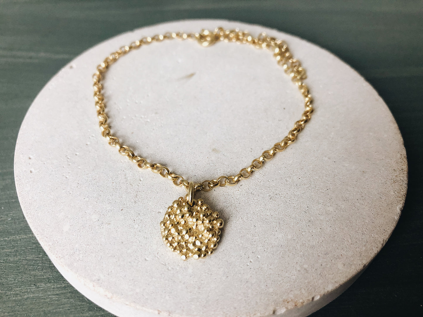 Bubble disc Bracelet | Gold Plated - Milly Maunder Designs