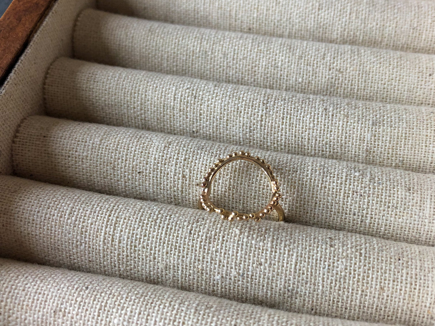 Load image into Gallery viewer, Halo Ring | 18ct Gold plated - Milly Maunder Designs
