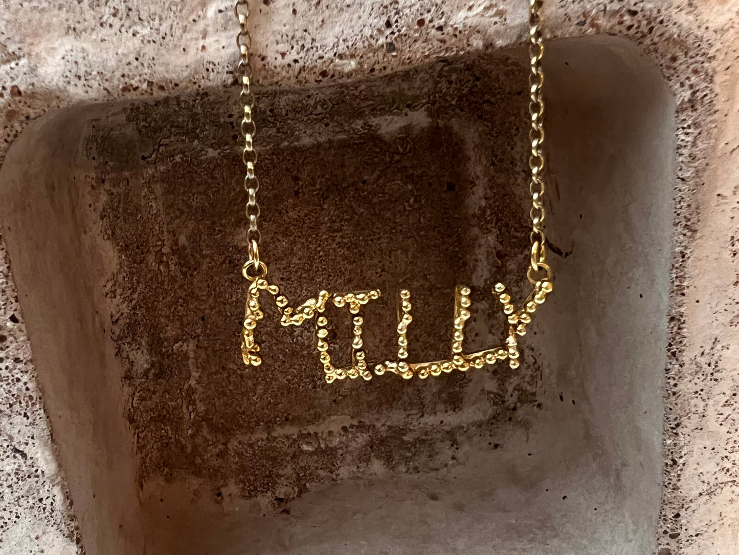 Word Pendants - MILLY MAUNDER