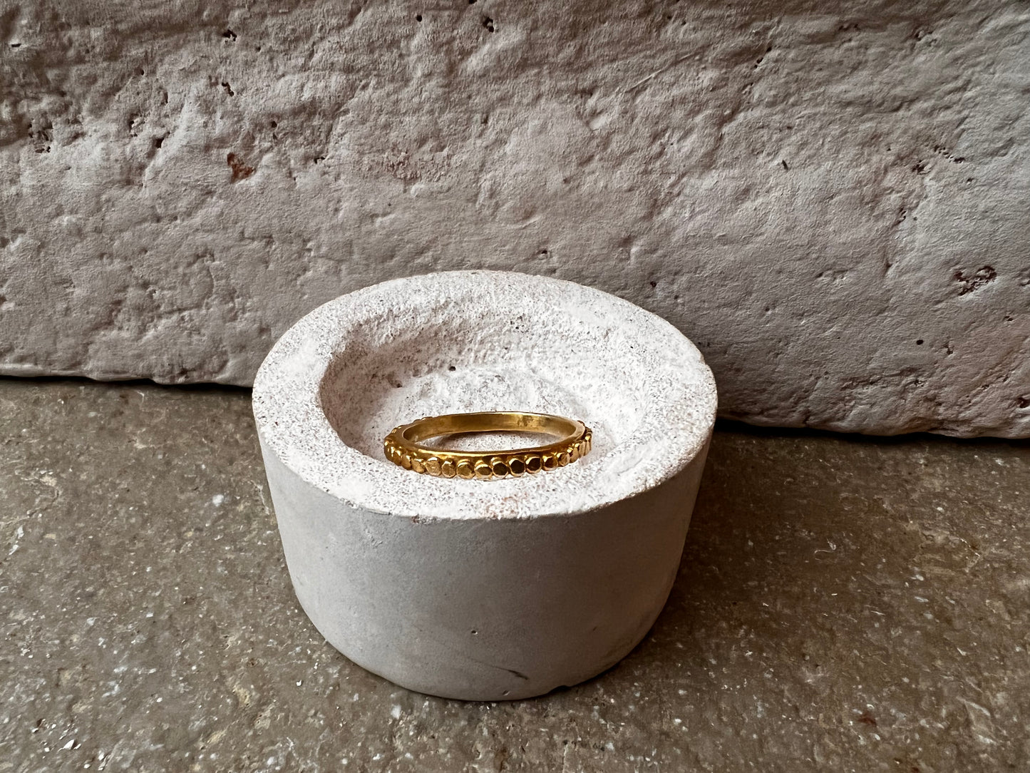 Eternity Pebble Ring | Gold Plated - Milly Maunder Designs