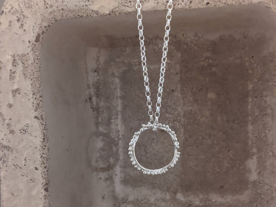Load image into Gallery viewer, Halo Pendant | Sterling Silver - Milly Maunder Designs
