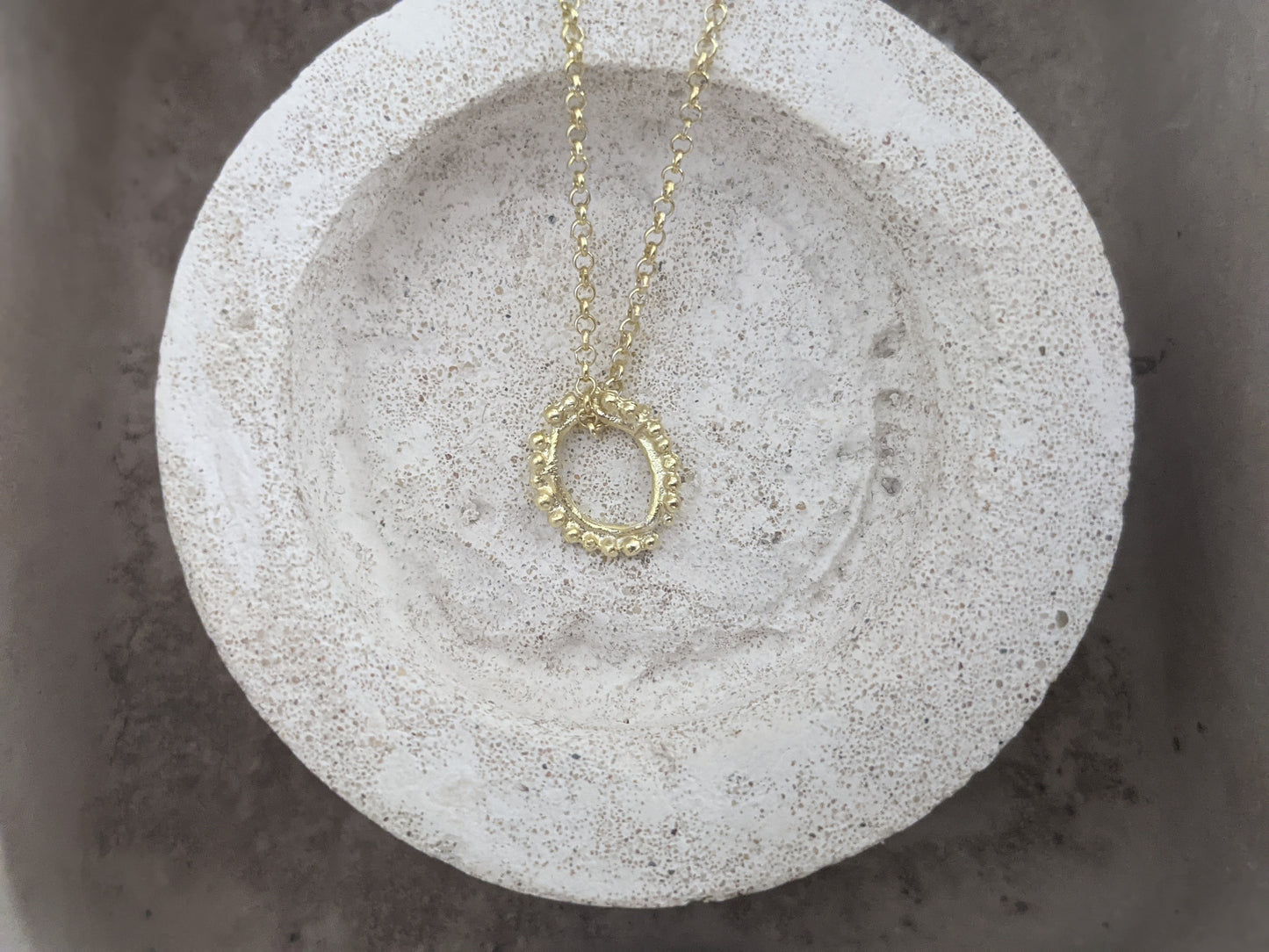 Load image into Gallery viewer, Mini Halo Pendant | 18k Gold Plated - Milly Maunder Designs
