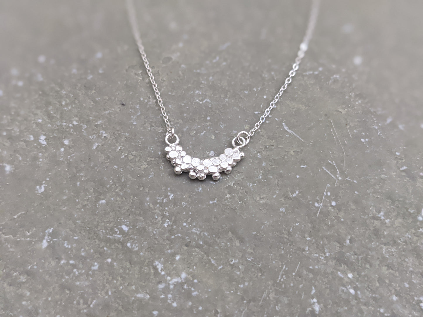 Half Moon Cluster pendant | Sterling Silver - Milly Maunder Designs