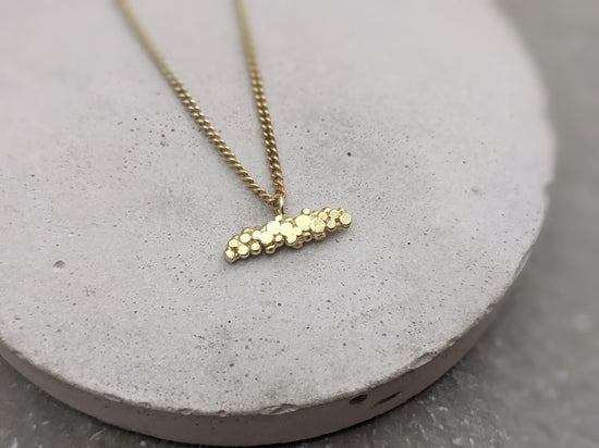 Cluster T Bar | Gold Plated - Milly Maunder Designs